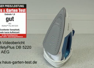 Testvideo AEG DB5220 Dampfbügeleisen