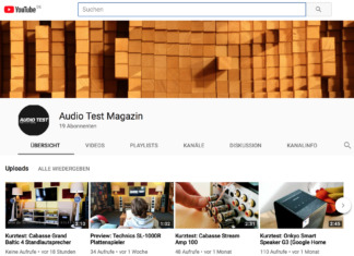 AUDIO TEST mit eigenem YouTube-Kanal