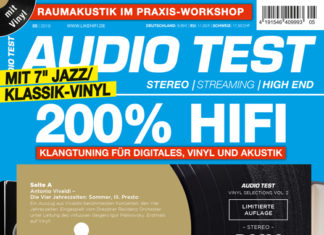 AUDIO TEST 5/2019 – Klangtuning-/ Zubehör-Spezial mit 7″ Single Vinyl