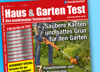 HAUS & GARTEN TEST 3/2020 – neue Ausgabe am Kiosk