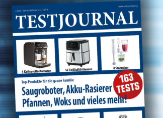 TESTJOURNAL 1/2021 – Top-Produkte für die ganze Familie