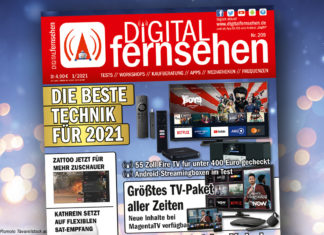 DIGITAL FERNSEHEN 1/2021: Die beste Technik für 2021