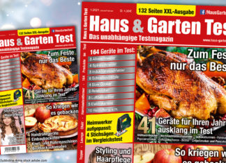 HAUS & GARTEN TEST 1/2021 – Zeit zum Wohlfühlen