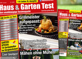 HAUS & GARTEN TEST 4/2021 – Grillen, Mähen, Kühlen