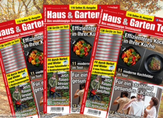 HAUS & GARTEN TEST 6/2021 – Bereit für den Herbst Haus & Garten Test Herbst