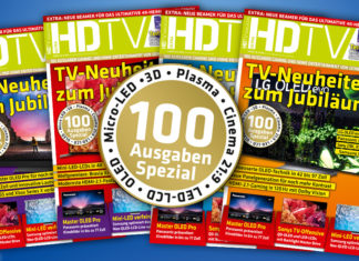 100. Ausgabe! HDTV Magazin 1/2022 am Kiosk Cover HDTV Magazin 1/2022