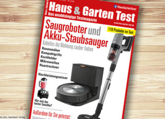 HAUS & GARTEN TEST 5/2022 – Saugroboter vs. Akku-Staubsauger im Test HGT 05 2022 Banner Saugroboter Bodenpflege