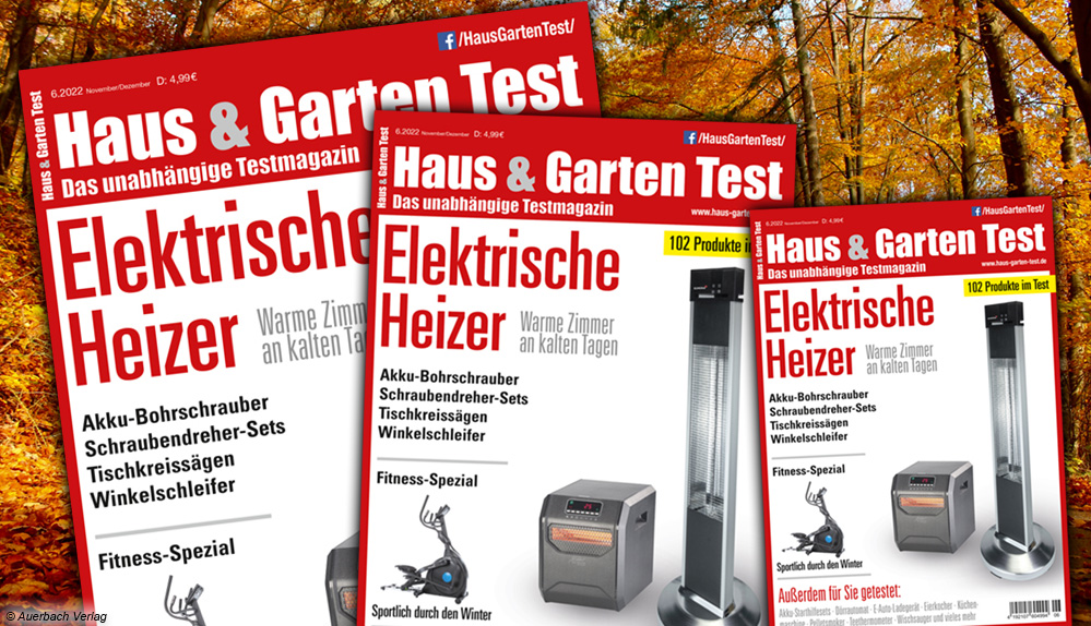 HAUS & GARTEN TEST 6/2022 – Zeit für den Herbst-Putz