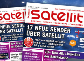 SATELLIT 1/2024: 17 neue Sender via Satellit SATELLIT 1/2024