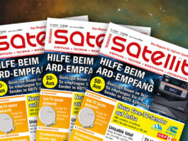 SATELLIT 1/2025 am Kiosk: Hilfe beim ARD-Empfang Satellit 1/2025