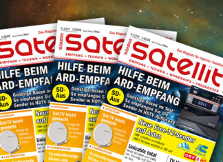 SATELLIT 1/2025 am Kiosk: Hilfe beim ARD-Empfang Satellit 1/2025