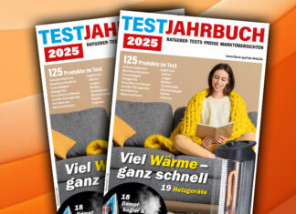 TESTJAHRBUCH 2025: Über 140 Geräte im Test TESTJAHRBUCH 2025