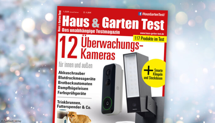 HAUS + GARTEN TEST 1-2026 Teaser HAUS & GARTEN TEST 1/2026