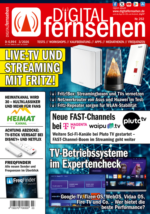 DIGITAL FERNSEHEN 3-2026 Titel