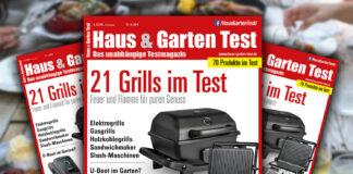 HAUS & GARTEN TEST 4/2026: Sommer, Technik und Genuss Haus+GartenTest_4-2026-Teaser